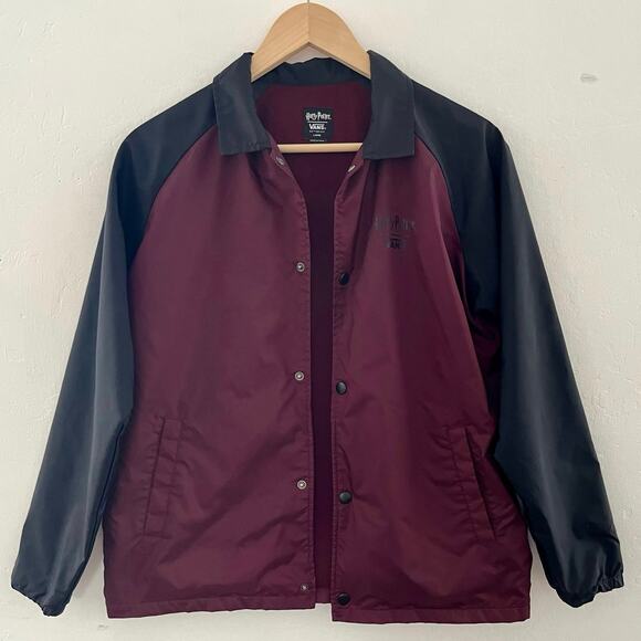 VANS x Harry Potter Kids Torrey Jacket Windbreaker Hogwarts Crests Youth Large - Picture 6 of 14